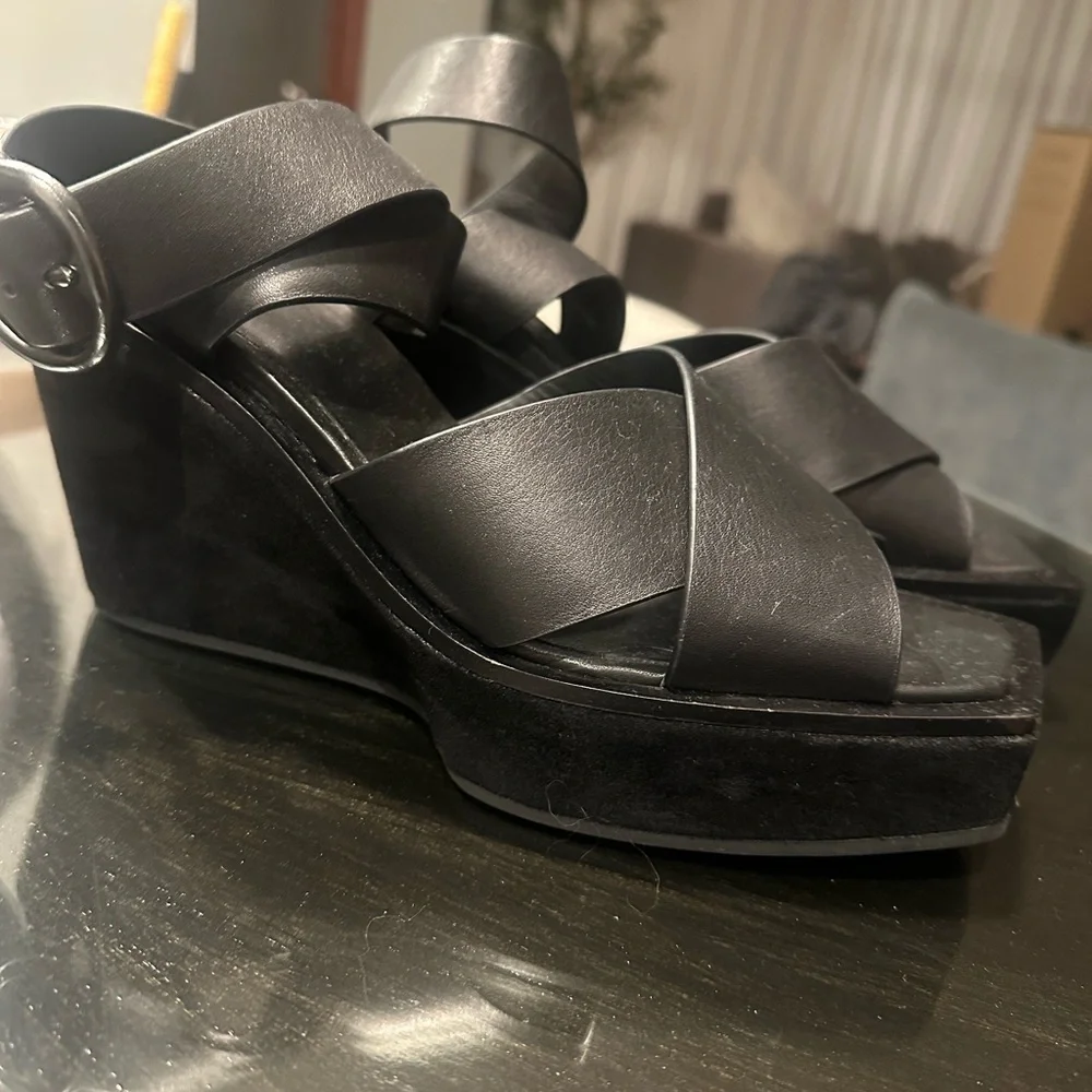 New! Rag & Bone Santiago Crisscross Platform Sandal Size EU 41; US 11